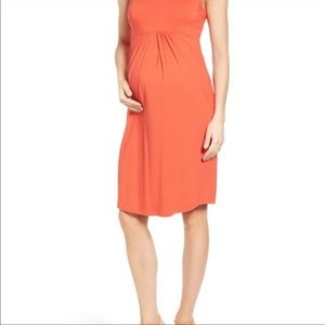 Isabella Oliver Coraline maternity dress in apricot - 4